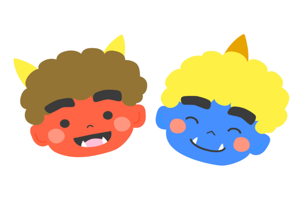 鬼の的当てゲーム