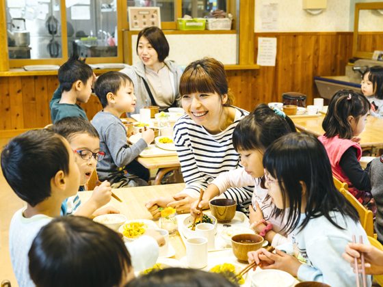 ビーンズ保育園/かさまの杜保育園/杜ちゃいるど園 子どもも大人も居心地の良い場所
